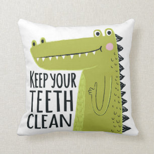 Cojín Decorativo Mantenga sus dientes limpios