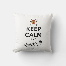 Cojín Decorativo ¡¡¡Mantengan la calma y el silencio!!!