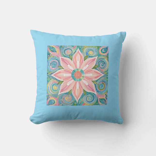 Cojín Decorativo Mantente fuerte Inspirador (Anverso)