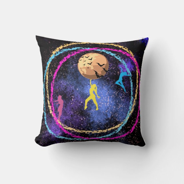 Cojín Decorativo Mantente loco (Anverso)