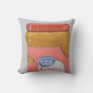 Cojín Decorativo Mantequilla de cacahuete y gelatina