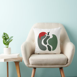 Cojín Decorativo "Manzana dividida"