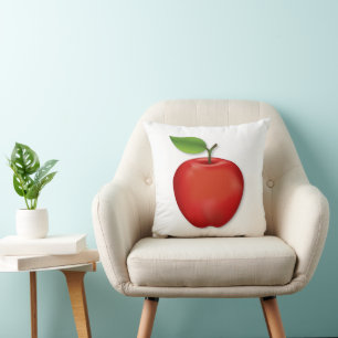 Cojín Decorativo Manzana Roja Deliciosa Sabrosa 