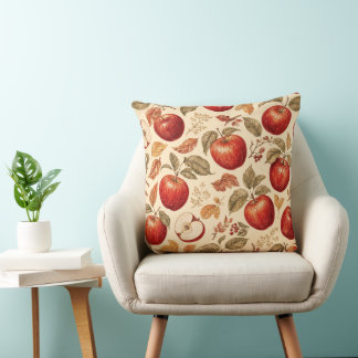 Cojín Decorativo Manzanas de Otoño, Decoración Estacional