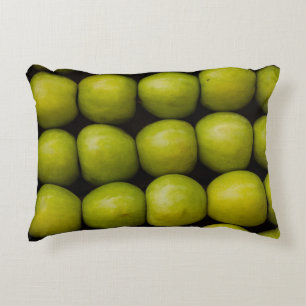 Cojín Decorativo Manzanas fruta alimento manzanas verdes