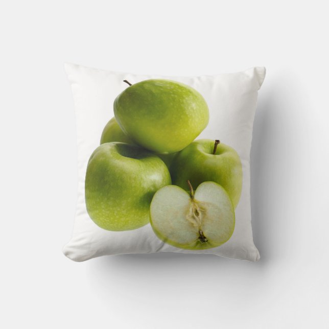 Cojín Decorativo "Manzanas verdes" Foto Cute. Comprar ahora (Anverso)