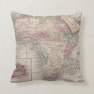 Cojín Decorativo Mapa de África con St. Helena