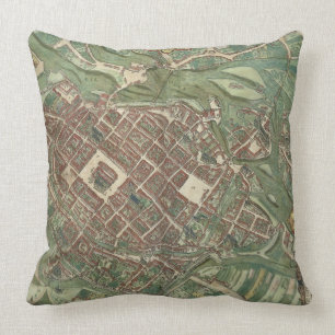Cojín Decorativo Mapa de Bratislava, de 'Civitates Orbis Terrarum