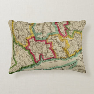 Cojín Decorativo Mapa de Connecticut