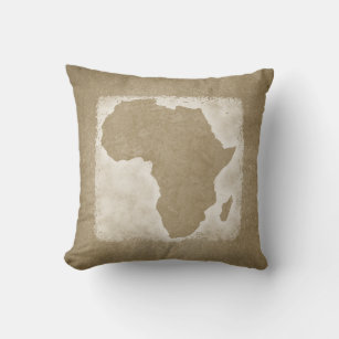 Cojín Decorativo Mapa de época de África