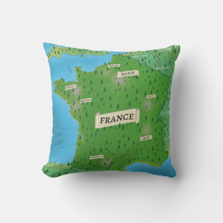 Cojín Decorativo Mapa de Francia