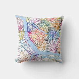 Cojín Decorativo Mapa de Fuzhou China