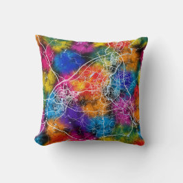 Cojín Decorativo Mapa de Guilin China