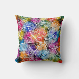 Cojín Decorativo Mapa de la ciudad de Amritsar Punjab