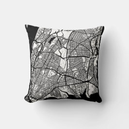 Cojín Decorativo Mapa de la ciudad del Bronx EE. UU.