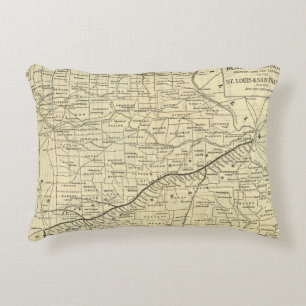 Cojín Decorativo Mapa de Missouri 2