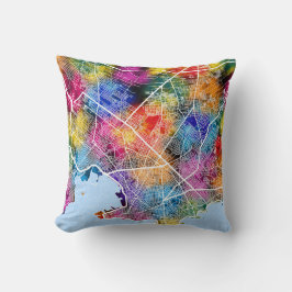 Cojín Decorativo Mapa de Montevideo Uruguay