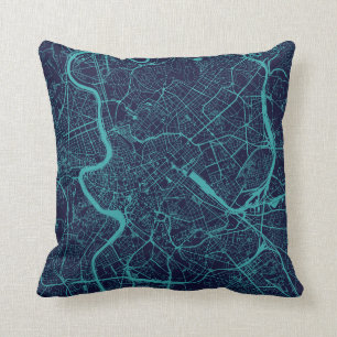 Cojín Decorativo Mapa de Roma