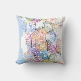 Cojín Decorativo Mapa de Taiwán de la ciudad de Kaohsiung