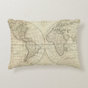 Cojín Decorativo Mapa del mundo 2 2