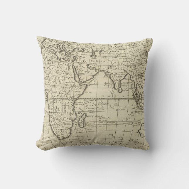 Cojín Decorativo Mapa del mundo 2 2 (Anverso)