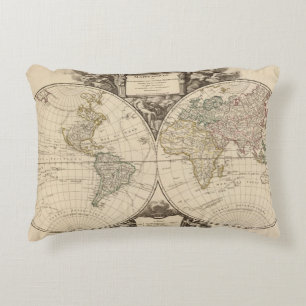 Cojín Decorativo Mapa del mundo 9
