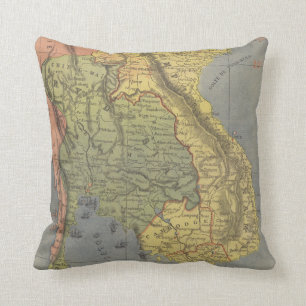 Cojín Decorativo Mapa del Reino de Tailandia