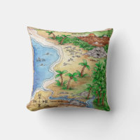 Mapa del tesoro - Pillow