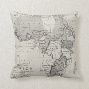 Cojín Decorativo Mapa del tratado de África