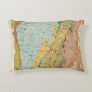 Cojín Decorativo Mapa geológico de New Hampshire 2