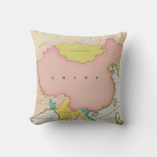 Cojín Decorativo Mapa ilustrado de China