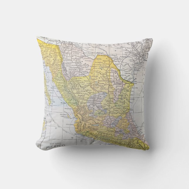 COJÍN DECORATIVO MAPA: MÉXICO (Anverso)