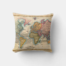 Mapa Mundial 1780 Bonne Planisferio Antiguo 