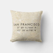 Mapa personalizado de San Francisco | Beige