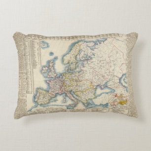 Cojín Decorativo Mapa político militar de Europa
