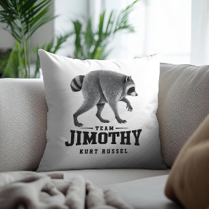 Cojín Decorativo Mapache Viral Jimothy Divertido Panda Basura Vida 