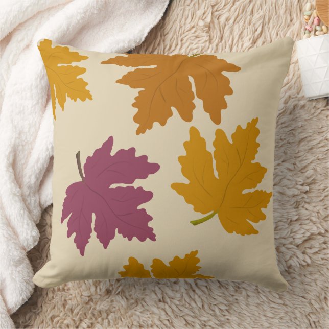 Cojín Decorativo Maple Leaves de otoño moderno (Manta)