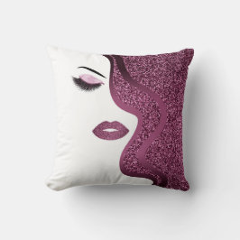 Cojín Decorativo Maquillaje con efecto purpurina