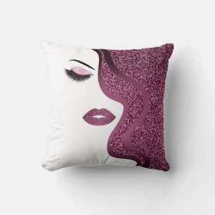 Cojín Decorativo Maquillaje con efecto purpurina