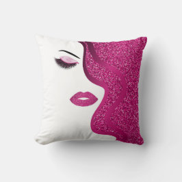 Cojín Decorativo Maquillaje con efecto purpurina