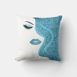 Cojín Decorativo Maquillaje con efecto purpurina