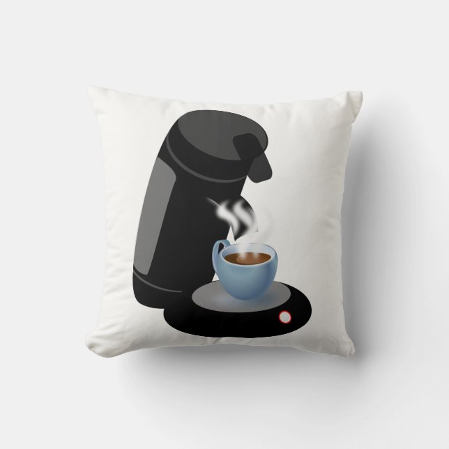 Cojín Decorativo Máquina de café (Anverso)