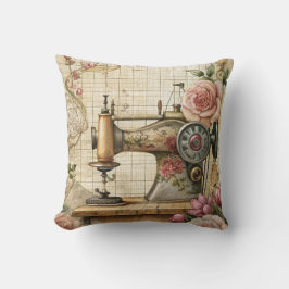 Cojín Decorativo Máquina de coser antigua