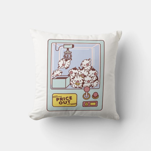 COJÍN DECORATIVO MÁQUINA DE COW CLAW (Anverso)