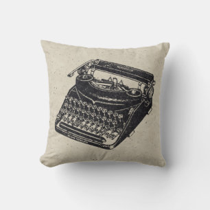 Cojín Decorativo Máquina de Escribir Deluxe Sin Ruido