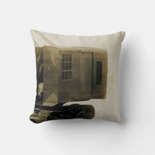 Cojín Decorativo Maquinaria antigua modelo 105 de la grúa noroccide