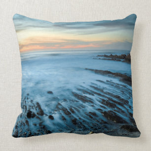 Cojín Decorativo Mar azul al atardecer, California