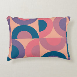 Cojín Decorativo Mar Coral Moderno de Mediano Siglo