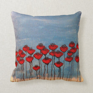 Cojín Decorativo Mar de amapolas