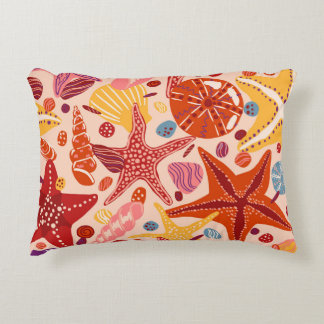 Cojín Decorativo Mar Escandinavo de Verano: Patrón Starfish